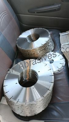 Flat Shape Metal Bond Diamond Cutting Discs For Brake Pad Grooving