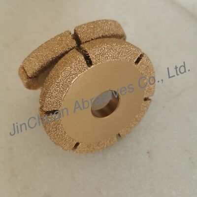 Brazing Diamond Grinding Wheel 76*10*20*10mm D35/40 Suitable For Welding Complex And Precision Structures.