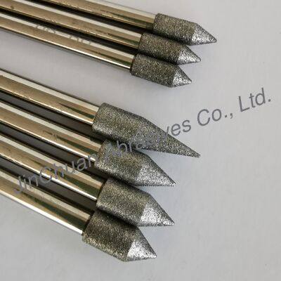Ποιότητα  Custom-Made Electroplated Diamond Grinding Heads In Various Sizes. For Cemented Carbide Εργοστάσιο