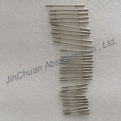 D151# Firm Grit Retention Electroplated Diamond Grinding Pins with 2.2mm Head Diameter and 8mm Abrasive Length