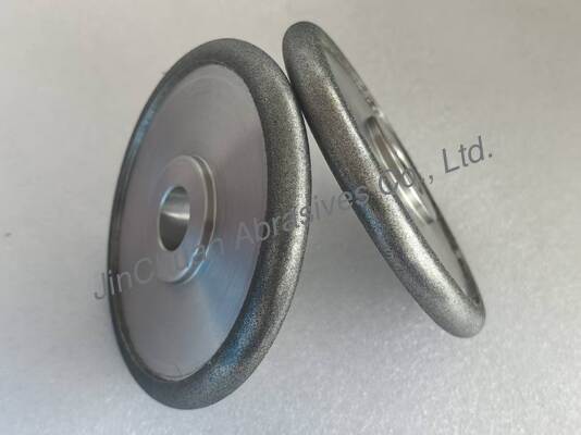 Electro Diamond  Wheels For Polishing Glass With R6 Round Profile  Grinding Wheel