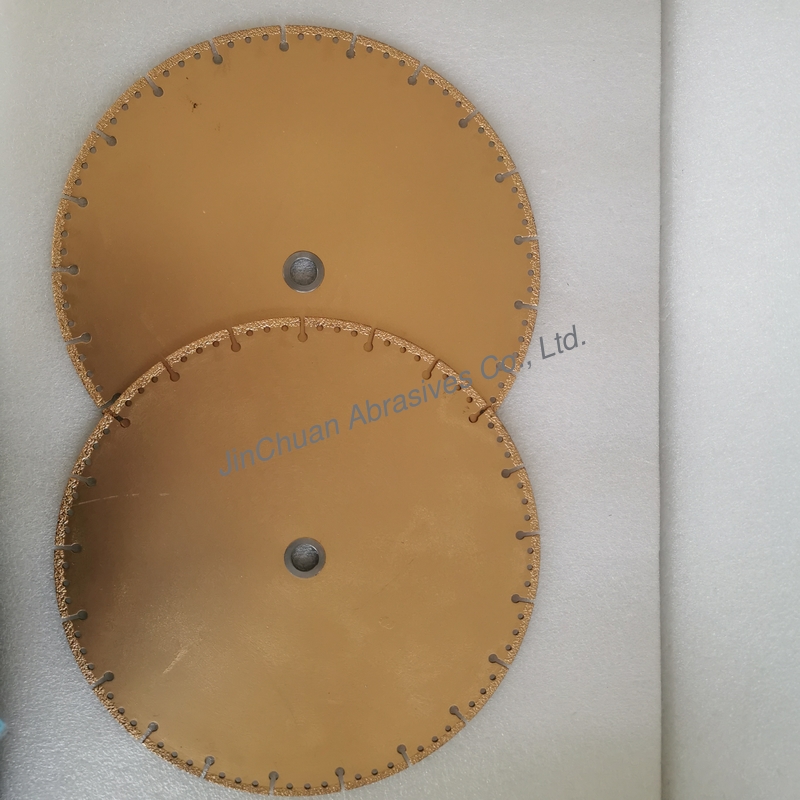D300mm Diamond Grinding Wheels For Stone Processing With Vacuum Brazed Technology