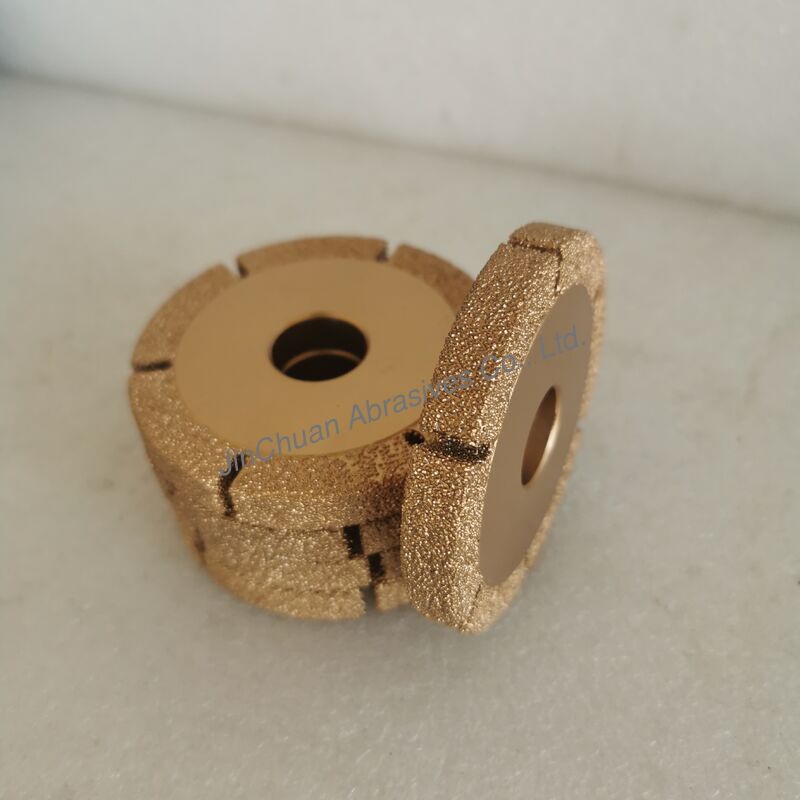 Brazing Diamond Grinding Wheel 76*10*20*10mm D35/40 Suitable For Welding Complex And Precision Structures.