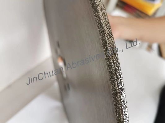 CBN 490*6.4*80*8*4.4mm ρόδα διαμαντιών για τη λείανση του ηλεκτρολυτικού τέμνοντος δίσκου χυτοσιδήρου