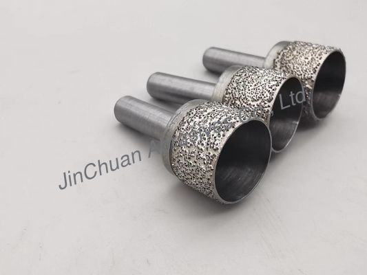 Ηλεκτρο συνδεμένα CBN αλέθοντας τοποθετημένα κομμάτι σημεία D45 δρομολογητών διαμαντιών καρφιτσών