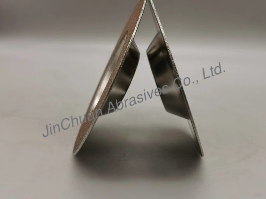 Cbn 100mm ηλεκτρο δίσκος B100 τροχών άλεσης φλυτζανιών για την άσφαλτο καρβιδίου βολφραμίου χάλυβα