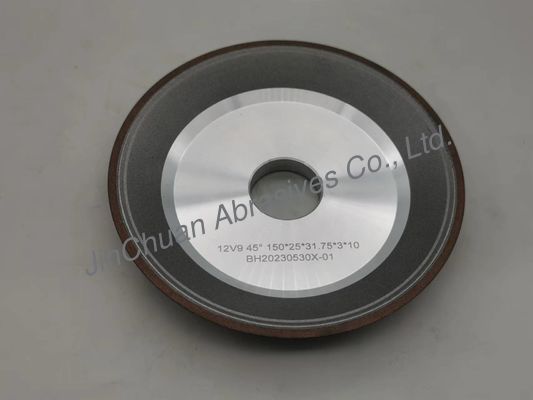 12V9 45 ηνίων διαμαντιών βαθμοί ροδών μυγών 150mm για τη λείανση και το ακόνισμα