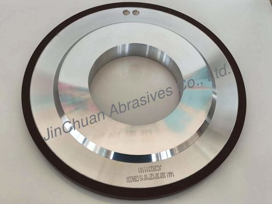 14Α1 300mm επίπεδη τροχιά Cbn για κυλινδρική άλεση και γυαλισμό διαμαντένιο τροχό