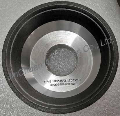 Διάμετρος 100mm 11V9 Κύπελλο σχήμα ρητίνης δεσμός CBN Τρίχωμα