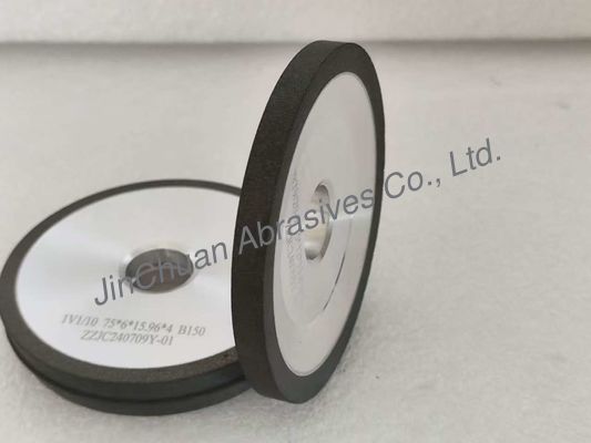 Γκρι CBN ρητίνη ομόλογος γρίφτης 1V1 75mm με 10 βαθμούς για την αποτελεσματικότητα γρίφωση