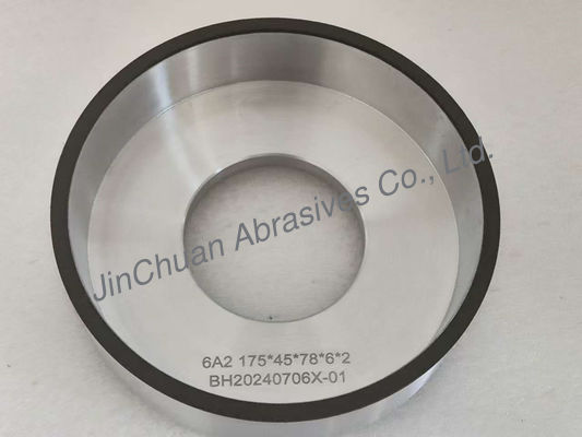 6A2 Ραχτίνη Τρίχωμα για HSS Χάλυβα Cbn Τρίχωμα Disc 175mm