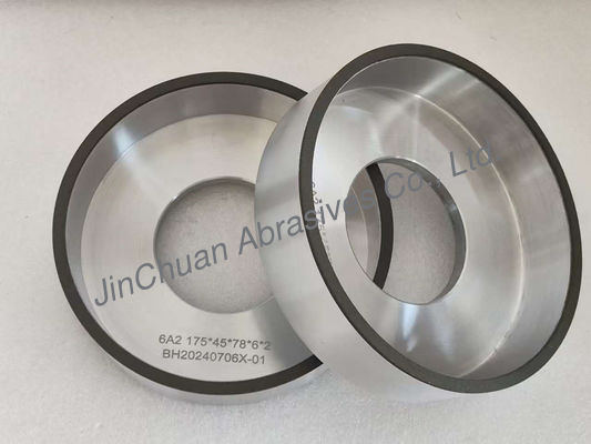 6A2 Ραχτίνη Τρίχωμα για HSS Χάλυβα Cbn Τρίχωμα Disc 175mm