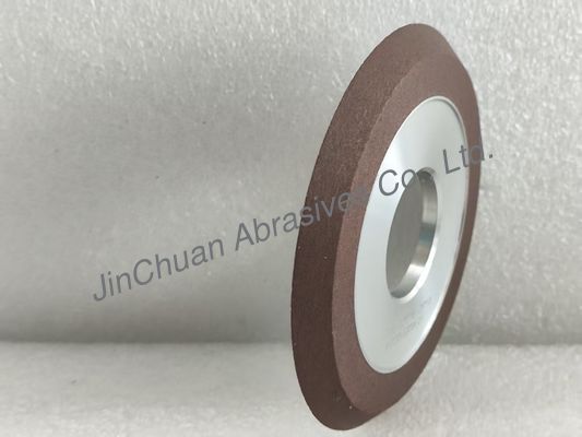 1V1 45 μοίρες Ρένοϊντ διαμαντένιο τροχό 100mm υγρή εργασιακή ρητίνη δεμένη διαμαντένιο τροχό