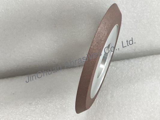 1V1 45 μοίρες Ρένοϊντ διαμαντένιο τροχό 100mm υγρή εργασιακή ρητίνη δεμένη διαμαντένιο τροχό