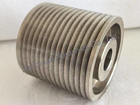 Ειδικό μέγεθος και σχήμα Χρώμα κεχριμπάρι ηλεκτροπληρωμένα συνδεδεμένα τροχιά Cbn για άλεση και οξύνεια