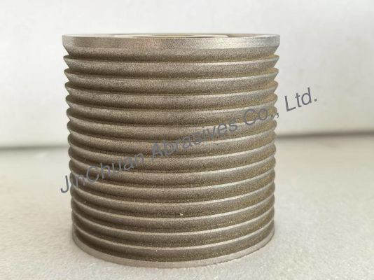 Ειδικό μέγεθος και σχήμα Χρώμα κεχριμπάρι ηλεκτροπληρωμένα συνδεδεμένα τροχιά Cbn για άλεση και οξύνεια