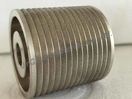 Ειδικό μέγεθος και σχήμα Χρώμα κεχριμπάρι ηλεκτροπληρωμένα συνδεδεμένα τροχιά Cbn για άλεση και οξύνεια