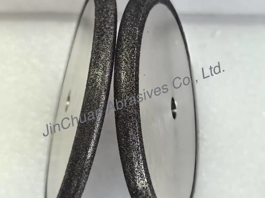 Μεγάλης απόδοσης ηλεκτροπληρωμένοι τροχοί στύξης CBN με ακτίνα ακρίβωσης 125 mm