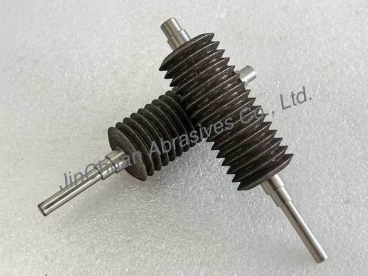 Μη τυποποιημένος προσαρμοσμένος ηλεκτρολυτικός τροχός λείανσης CBN 30*122.5*6*3 mm για ακόνισμα λεπίδων πριονιών πολυεργαλείων (BIM, HCS, HSS)