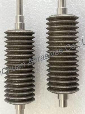 Μη τυποποιημένος προσαρμοσμένος ηλεκτρολυτικός τροχός λείανσης CBN 30*122.5*6*3 mm για ακόνισμα λεπίδων πριονιών πολυεργαλείων (BIM, HCS, HSS)