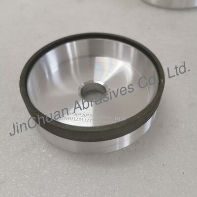 6A9 Σίδηρος συνδεδεμένων ρητίνης CBN Τρίχωμα 100*30T*20*3*10mm Βρεγμένη τρίχωση B126