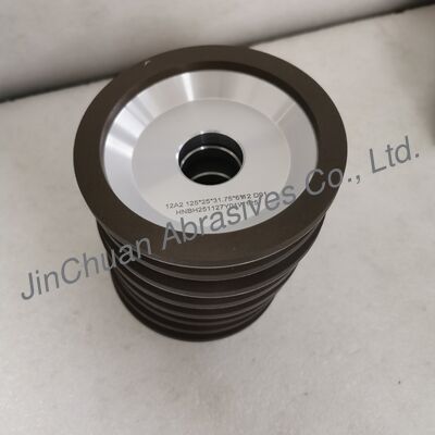 Τροχός λείανσης ρητίνης 12A2 με διαμάντι 125*25T*31.75*6*12mm D91 Υγρής λείανσης