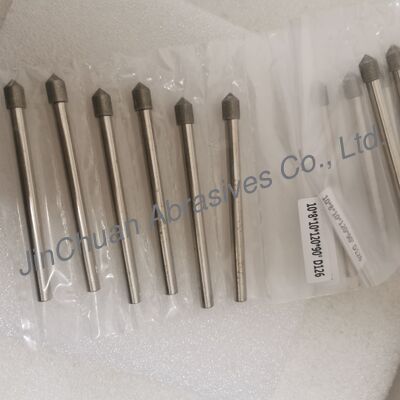 Προσαρμοσμένα 10*8*10*120mm 30°-120° D126 Ηλεκτροπληρωμένα κομμάτια άλεσης για καρβίδιο τσιμέντου