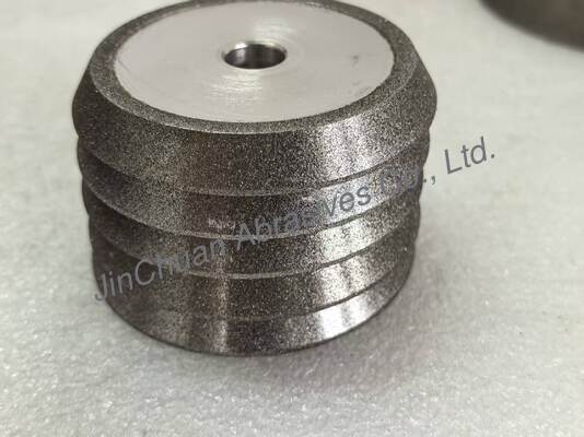 Ηλεκτροσυνδεδεμένοι τροχοί τριβής και διαμόρφωσης με ηλεκτροπλασμένο τροχό με χρώμα κεχριμπάρι Cbn