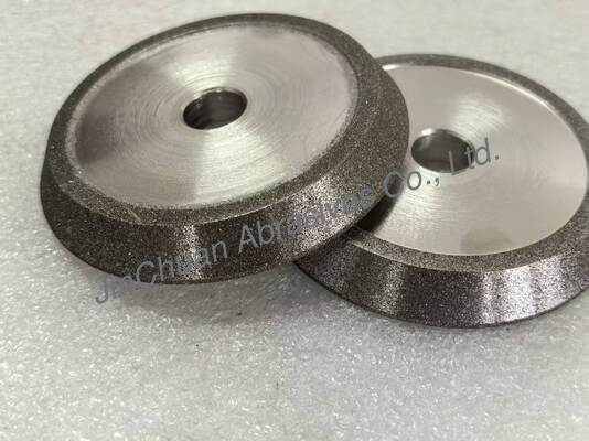 Ηλεκτροσυνδεδεμένοι τροχοί τριβής και διαμόρφωσης με ηλεκτροπλασμένο τροχό με χρώμα κεχριμπάρι Cbn