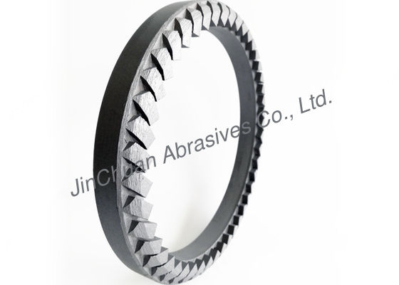 Υψηλής αντοχής κυλινδρικές συμπυκνωμένες ρόδες διαμαντιών για το προσαρμοσμένο μαξιλάρια μέγεθος φρένων