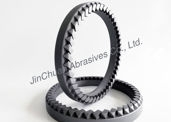 Υψηλής αντοχής κυλινδρικές συμπυκνωμένες ρόδες διαμαντιών για το προσαρμοσμένο μαξιλάρια μέγεθος φρένων