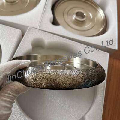 8 ιντσών 203mm ηλεκτροπληρωμένο CBN Τεχνουργός 32mm Borer Προσαρμόσιμη για ξυλουργική ταινία Saw Blade Grinding