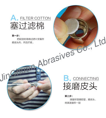 Ανοξείδωτου διαμαντιών μικροσκοπικό αρχείο διαμαντιών μασάζ μικρό για την ομορφιά δερμάτων