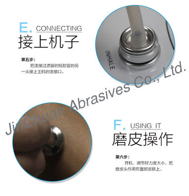 Ανοξείδωτου διαμαντιών μικροσκοπικό αρχείο διαμαντιών μασάζ μικρό για την ομορφιά δερμάτων