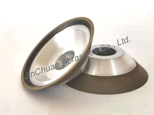 Ακονισμένη ξύλινη να στρώσει με άμμο διαμαντιών τριξιμάτων D64 σύνδεση ρητίνης ροδών βαρέων καθηκόντων