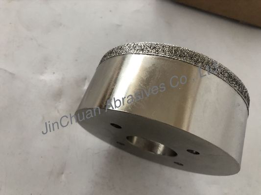 Ηλεκτρολυτικό τρίξιμο συνήθειας ροδών διαμαντιών φλυτζανιών τύπος για το σκληρά κράμα/το γυαλί