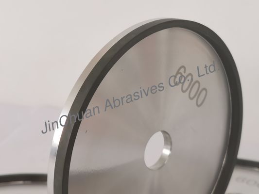 Οριζόντια διαμορφωμένη CBN τριξιμάτων αργιλίου 6000# ρόδα διαμαντιών