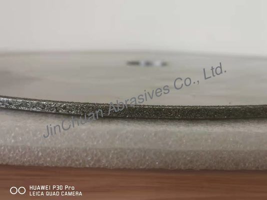 Γκρίζοι ηλεκτρολυτικοί τροχοί άλεσης διαμαντιών με την τέμνουσα λεπίδα D40/45 σώματος χάλυβα