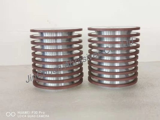 επίπεδη ρητίνη τροχών άλεσης διαμαντιών τόξων 100mm 3A1 που συνδέεται για την κυκλική λεπίδα πριονιών