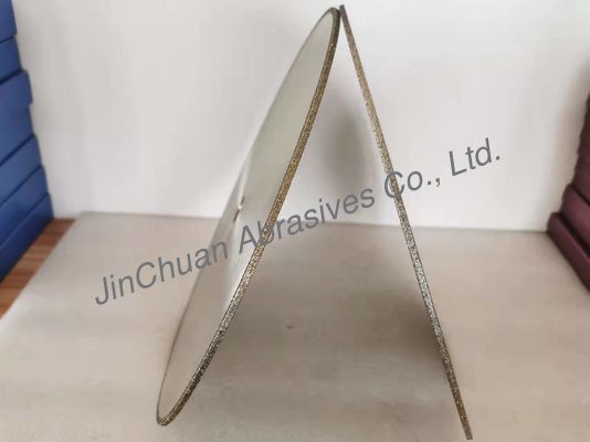 D35/40 ηλεκτρολυτικοί Grits τροχοί άλεσης διαμαντιών που κόβουν το δίσκο 350*4*25.4*4mm